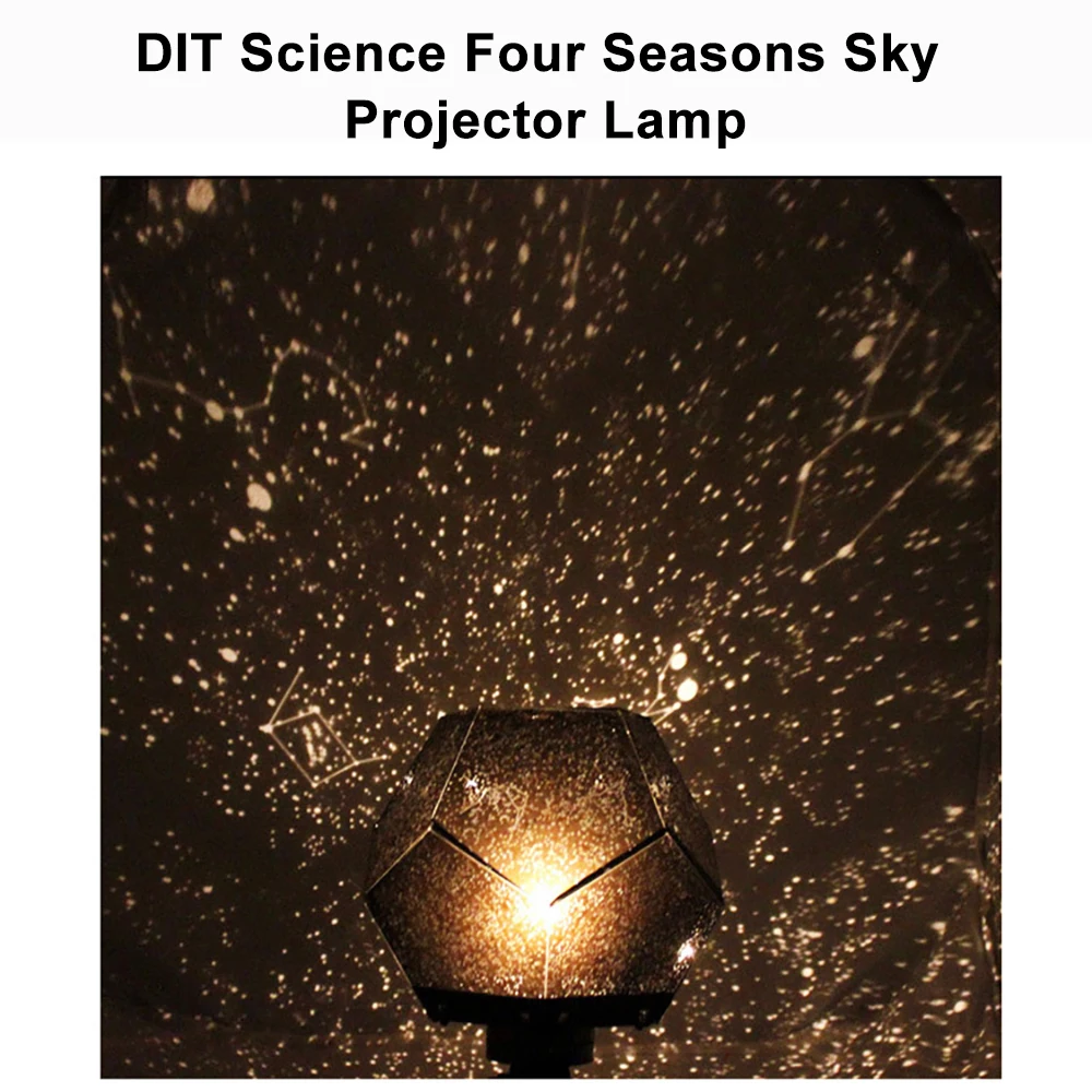 

DIY Science Starry Sky Projection Night Light Projector Lamp For Good Sleep, Wonderful Couple Night