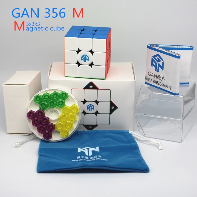 GAN356 M 3x3x3 Магнитный куб GAN 356 магический профессиональный скоростной 3x3 3x3x 3