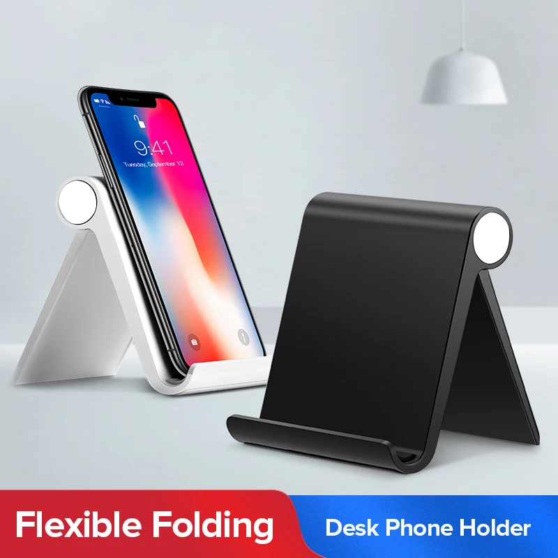 Складной держатель для телефона IPhone Xs универсальная подставка мобильного Samsung