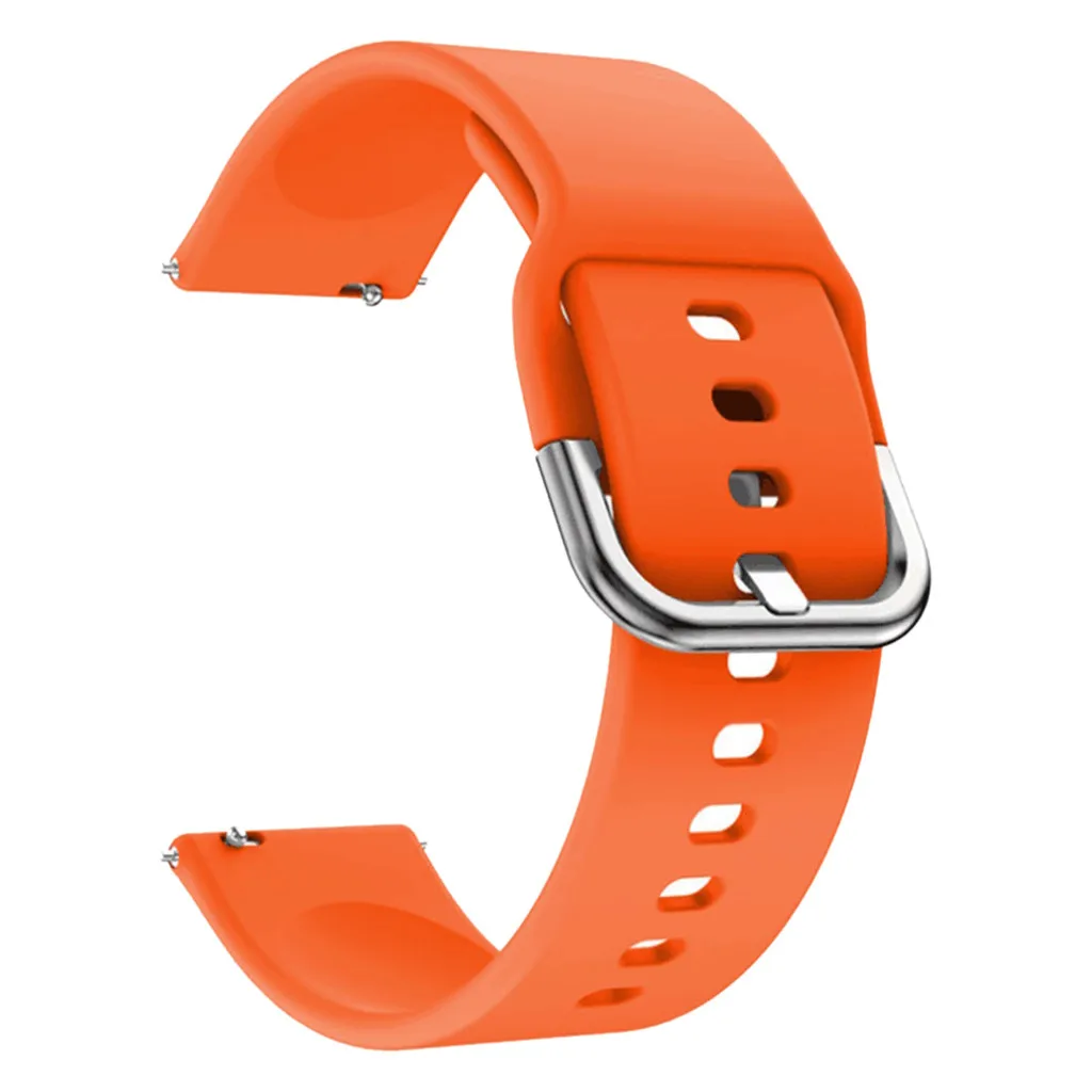 Orange Мягкий силиконовый ремешок для Huami Amazfit GTS, ремешок для умных часов, сменный ремешок для мужских Т-часов, Женский Мужской спортивный ремешок для часов, браслет 19Sp - Цвет: Orange