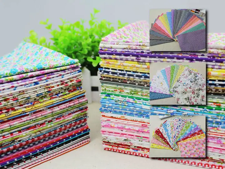Booksew Tecidos De Лоскутная хлопковая ткань 30 шт./лот 10 см x 10 см цвет случайный Шарм пакеты ткани без повторения дизайн Tissu Шитье