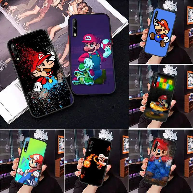 

Mario Game Phone Case for Huawei mate 9 10 20 20X 30 40 pro lite Fundas cover