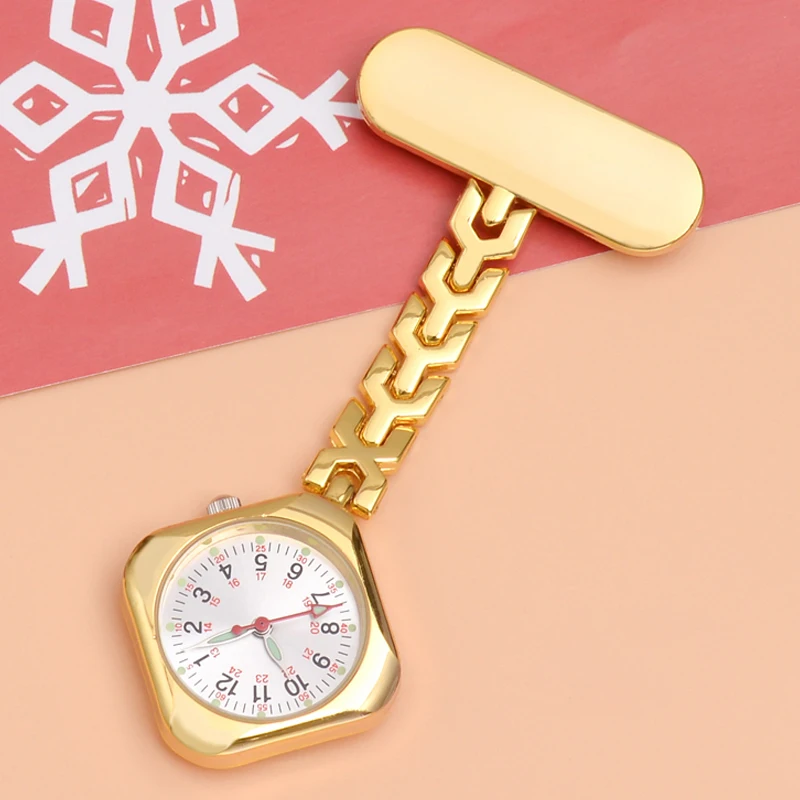 Квадратные часы для медсестры нагрудные карманные часы-брелок медицинские