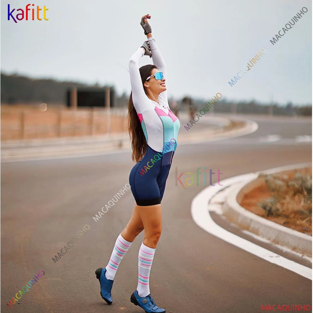 Женский велосипедный комбинезон с длинным рукавом 2022 |