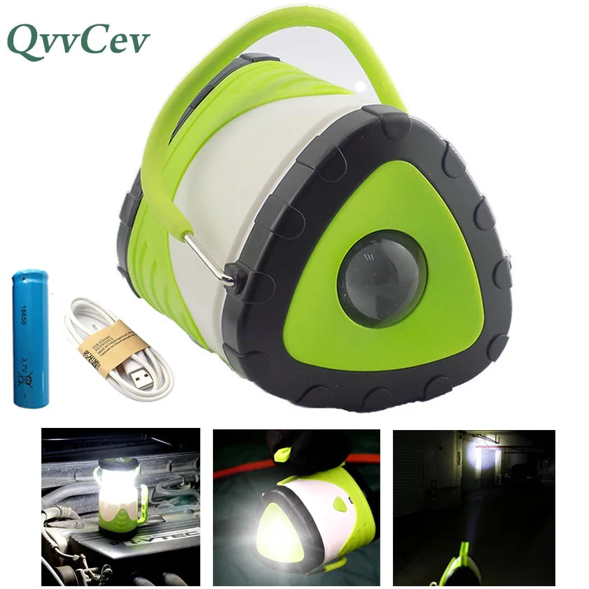 

Кемпинговый светодиодный фонарь USB зарядки вспышки светильник на рыбалку охоту на открытом воздухе светильник ing 18650 перезаряжаемый аккуму...