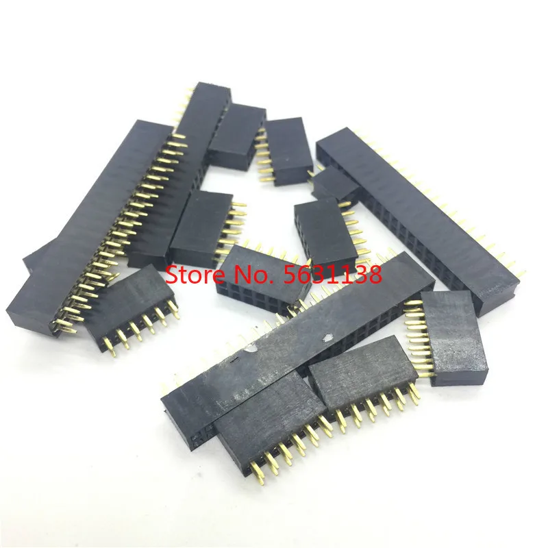 Двухрядный гнездовой разъем 2 54 мм ~ 40P печатная плата с отключением штыревой