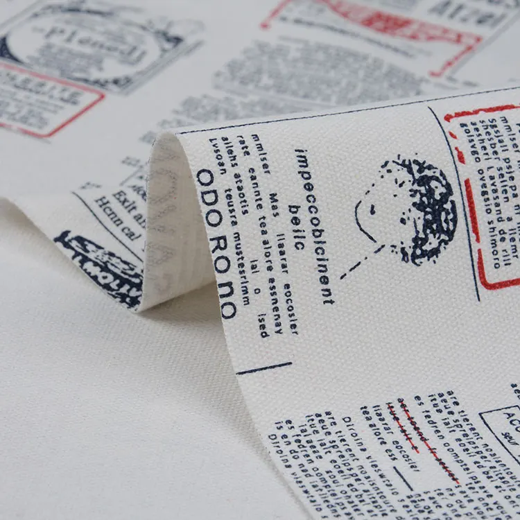 Винтажная газета с принтом ручной работы лоскутное шитье хлопчатобумажная