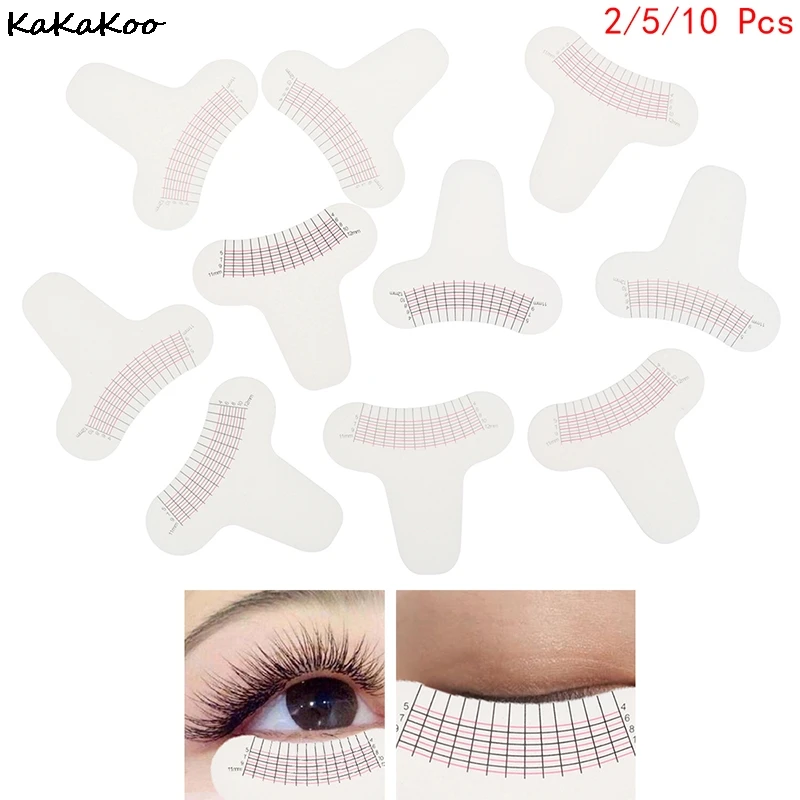 

Eyebrow Stencils Ruler For Measure Eyelashes Length And Curling Degree Ruler Portable And Easy Use Eye Lash Tools