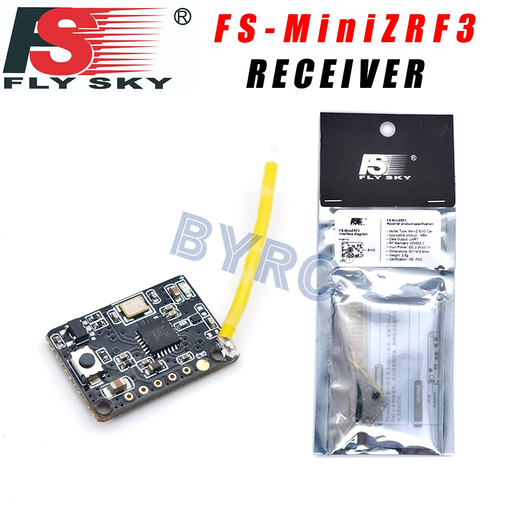 Мини-приемник Flysky FS-MiniZRF3 2 4G совместимый с Noble NB4 для радиоуправляемого автомобиля