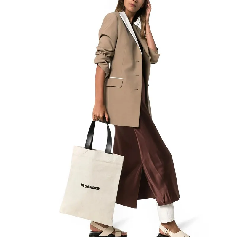 

Новинка 2021 г., Холщовая Сумка Jil Sander 1:1, брендовая модная вместительная сумка через плечо, Женская поясная сумка, простой стиль, поясная сумка