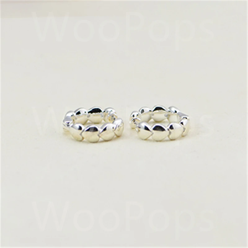 

Heart Shaped Earrings For Women Party Gift High Quality Jewelry Spanish Style 925 Sterling Silver