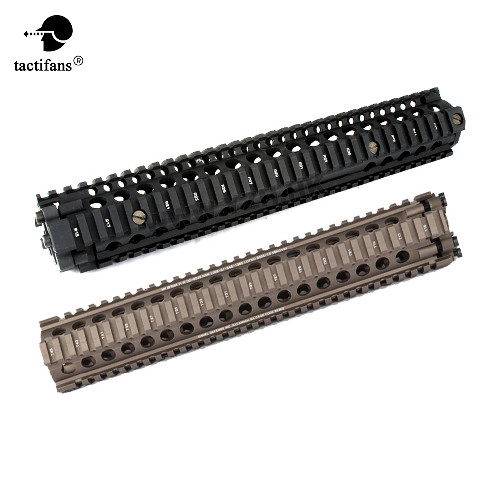 Анодное оксидирование алюминия CNC MK18 RISII 12 &quotAirsoft Handguard Picatinny Rail для AR AEG Airsoft M4A1