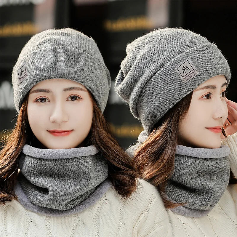 

Women's Autumn & Winter Hat Warm Ear Protection Windproof and Cold Wool Knitted Caps Street All-match Hedging Cap