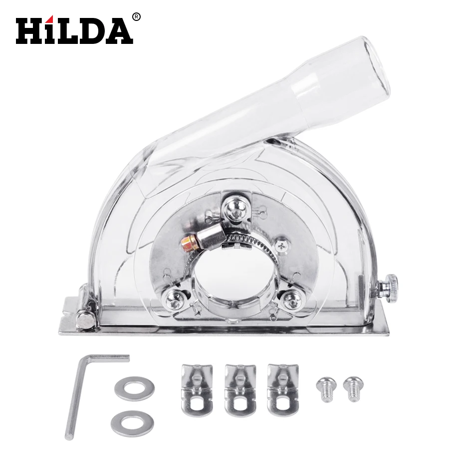 HILDA Dust Shroud Kit Grinding Cover for 3"/4"/5" Angle Grinder Hand Saw Blades Clear Power Tool Accessories | Инструменты