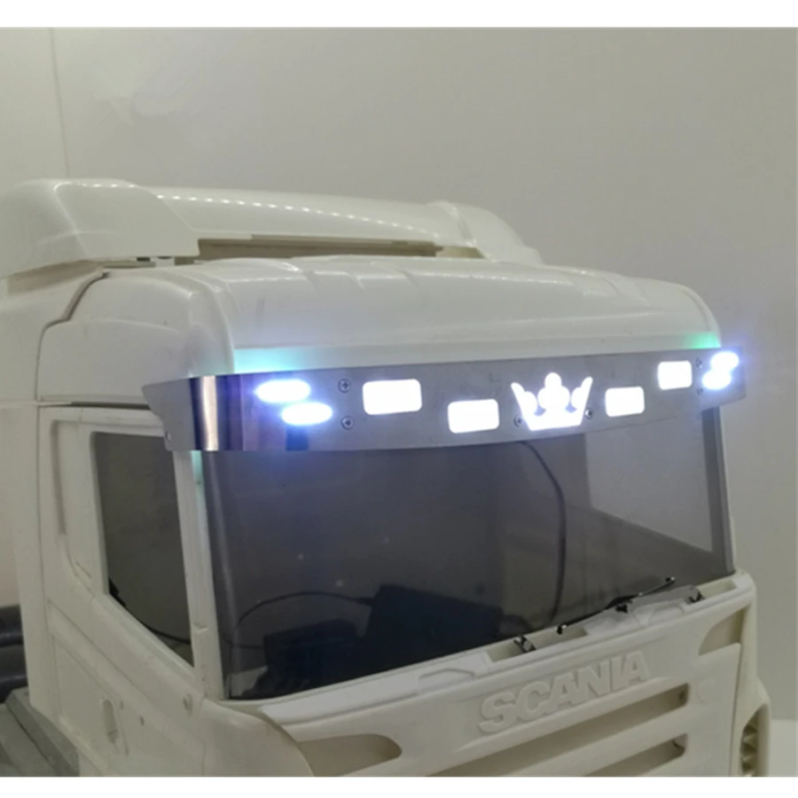 Сборные светильники на крышу грузовика Rc для масштаба 1:14 игрушки с дистанционным