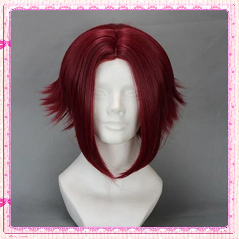 High quality Code Geass Kallen Stadtfeld Short centre-parted Styled Cosplay Hair Wig with free wig cap