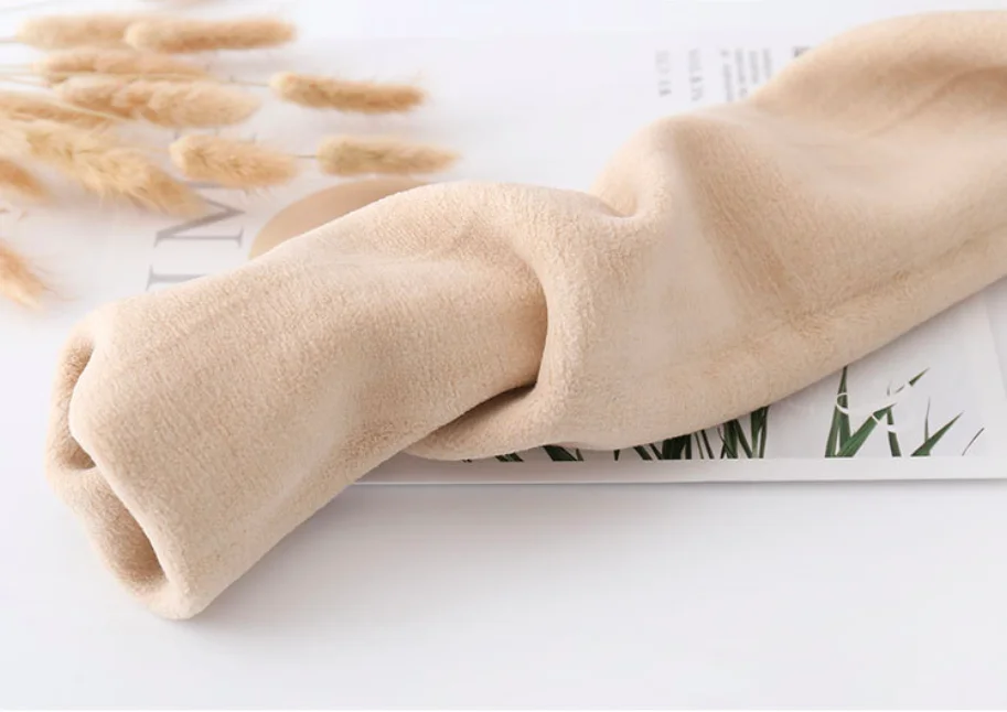 Зимние Колготки размера плюс, женские колготки из хлопка с искусственным кашемиром, толстые теплые колготки для высоких девушек