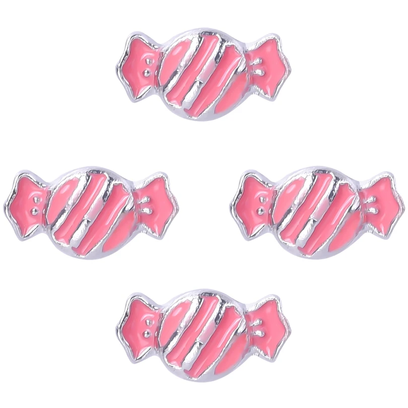 

20PCS/lot Christmas Sweet Candy Floating Locket Charms Fit For DIY Memory Magnetic Locket Jewelrys Making