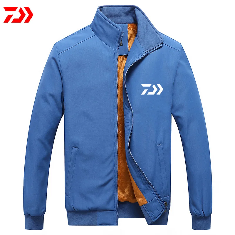 Куртка рыболовная Мужская теплая утепленная рубашка с отложным воротником на