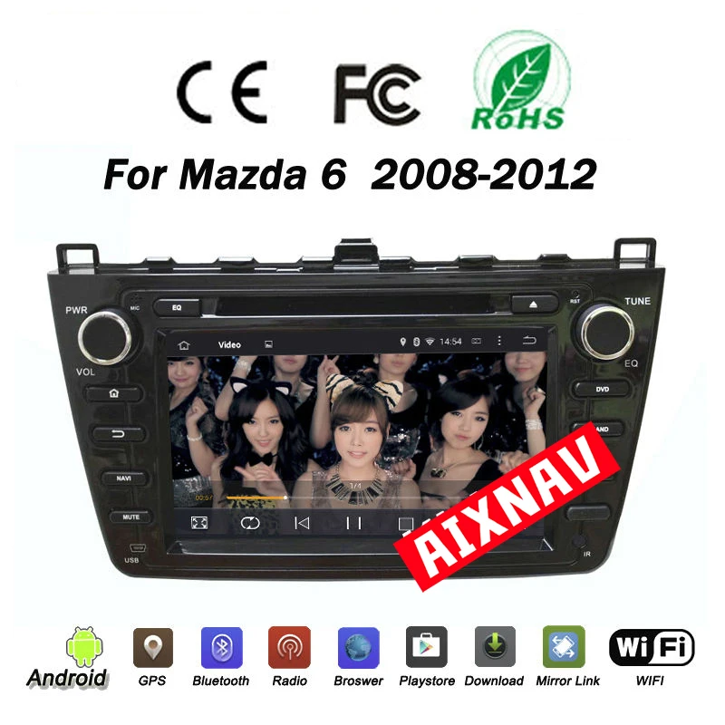 Автомобильный мультимедийный плеер автомобильное радио для Mazda 6 2008 2012 Mirror Link Phone