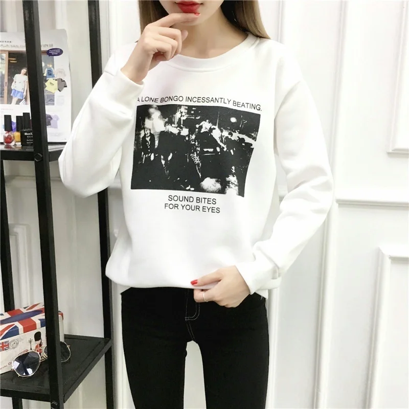 

Осенне-зимний свободный бархатный женский свитер с длинными рукавами и подкладкой в Корейском стиле