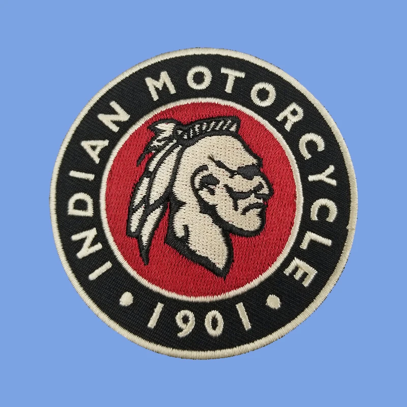 Индийский Байкерский патч с вышивкой Сделай Сам индивидуальный мотоцикл круглый