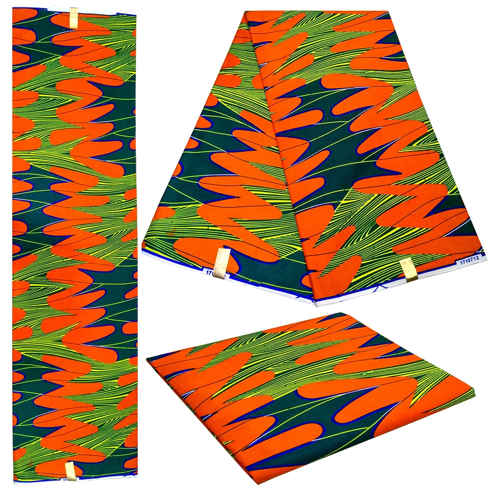 Африканская высококачественная ткань с принтом в африканском стиле Анкары 6