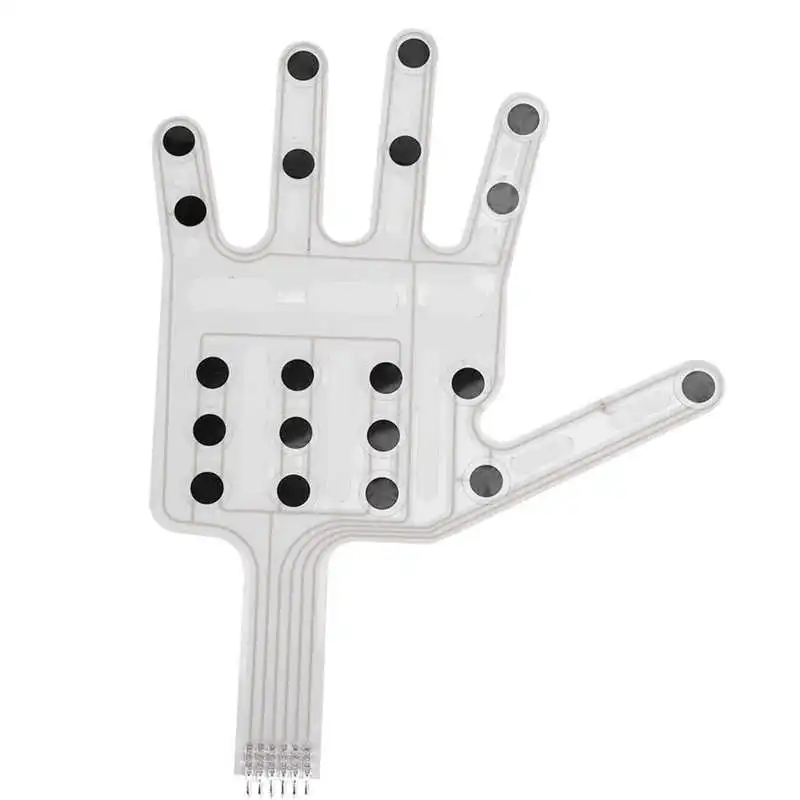 

Left & Right Hand Pressure Sensor Film Electrical Accessory Resistive Glove-Type High Sensitivity Thin Waterproof Smart Gloves