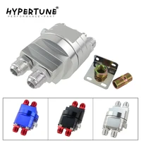 hypertune aluminum oil filter relocation male fitting adapter kit 34x16 and 20x1 5 ht6724