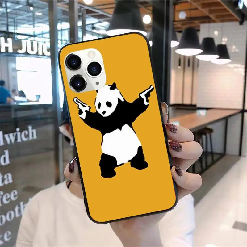 

panda Phone Case for iPhone 11 12 mini pro XS MAX 8 7 6 6S Plus X 5S SE 2020 XR