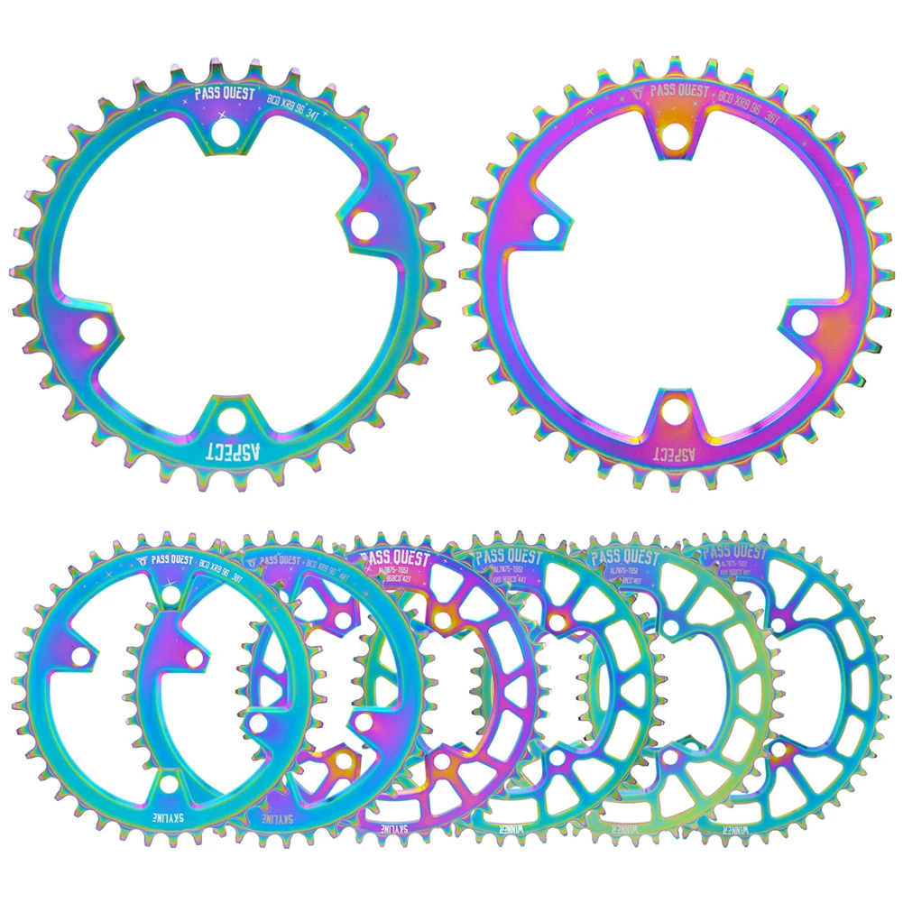 96BCD MTB велосипед круглый узкая широкая цепь из колец цепь зуб Звезду Звездочка M7000/8000/9000, новое шикарное