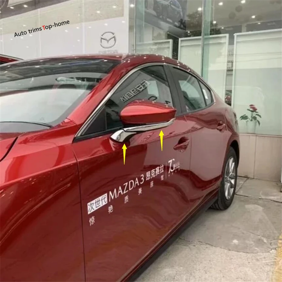 Хромированные автомобильные зеркала заднего вида Yimaautotrims накладка полоса
