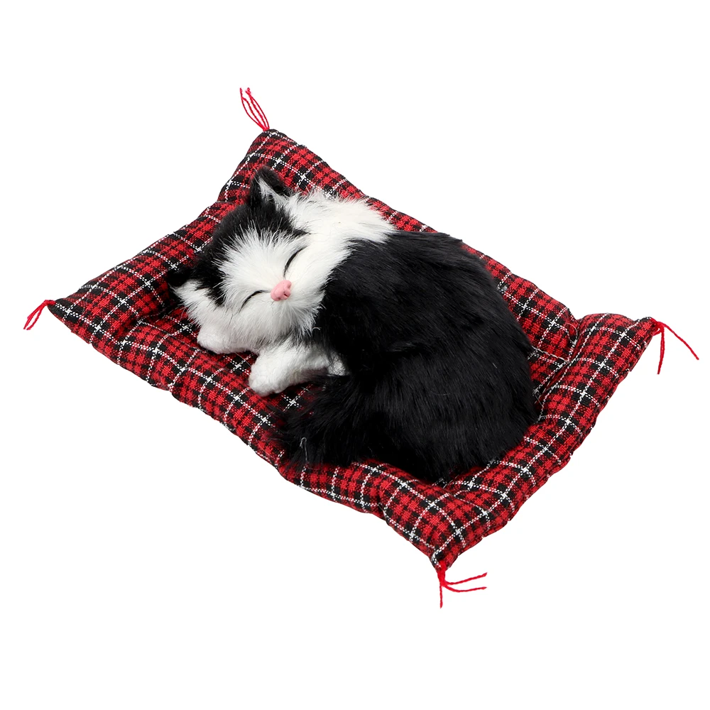 Милое моделирование спящих кошек украшение для дома автомобиля милые плюшевые