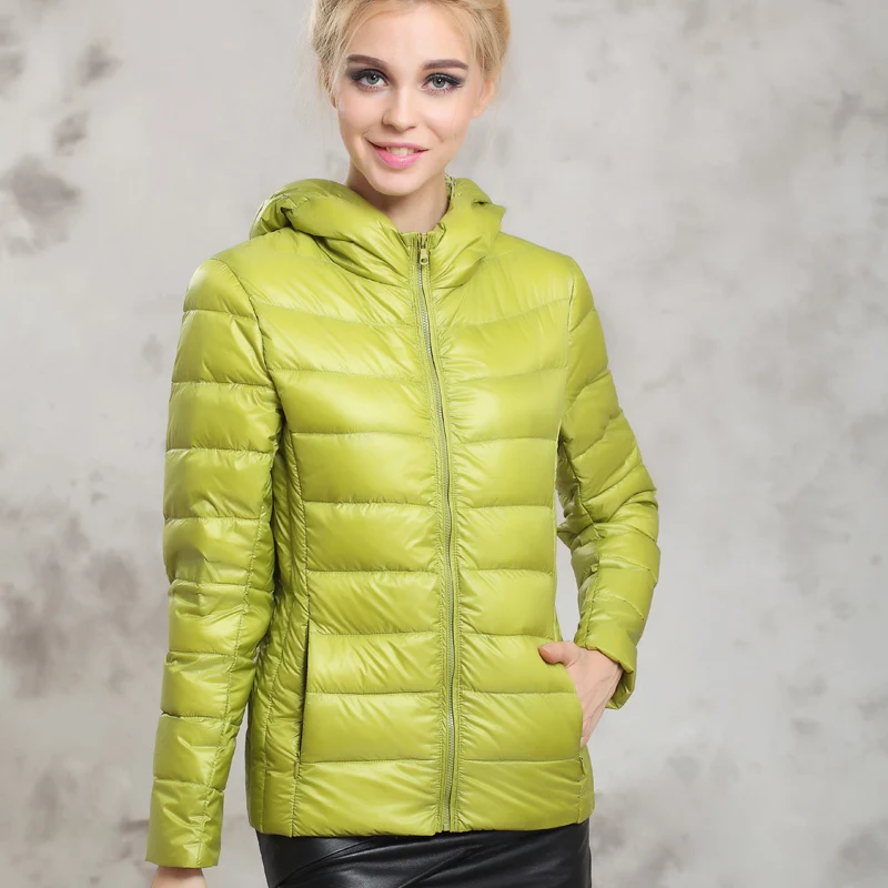 Fitaylor новинка весна-осень ультра тонкая женская куртка короткий дизайн с