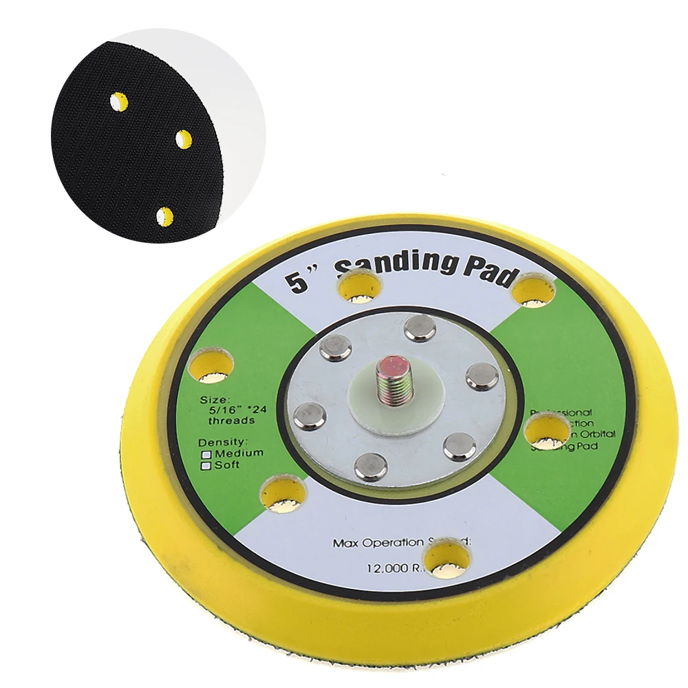 Шлифовальная машина профессиональная 5 дюймов 12000 об/мин 6 отверстий|sanding pad|orbital