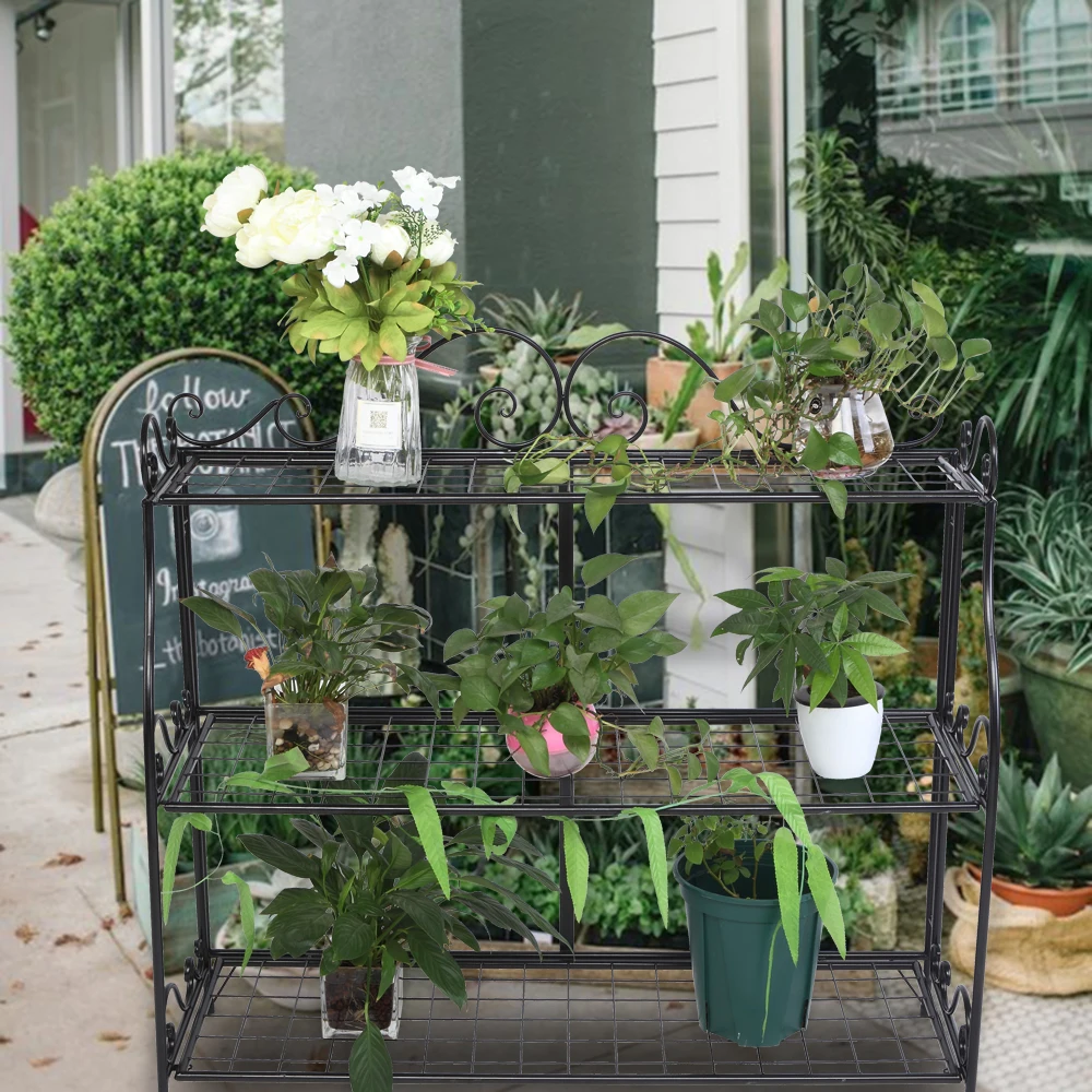

Modern Simple Design Durable Three-Tier Plant Stand High Quality
