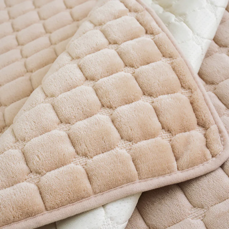 1PC Plaid Plush Fabric Sofa Cover European Style Soft Slip Resistant Slipcover Seat Couch Towel For Living Room Decor | Дом и сад