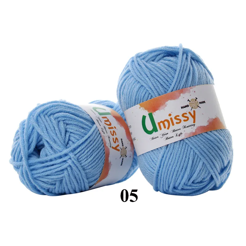 1pc 05 1 шт. пряжа для ручного вязания Хлопок Вязание Пряжа для Вязания Пряжи для Вязания Антистатические Мягкие Дешевые Пряжи Заводская Цена для Продажи 25 г - Цвет: 1pc 05