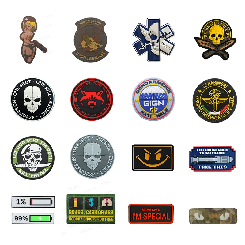 ПВХ/Резиновые Патчи не Ножи нет жизни тактический военный декоративная заплатка