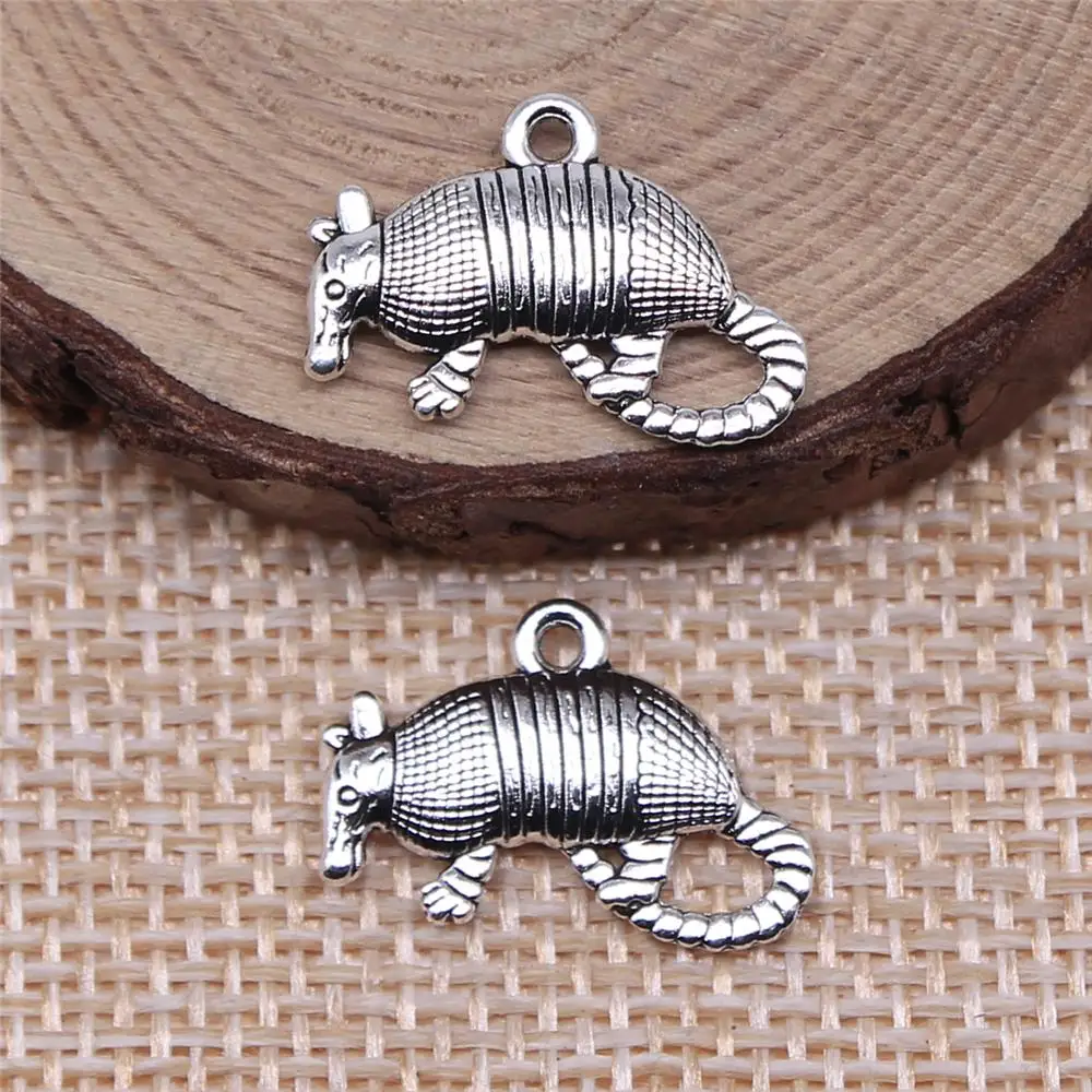 

Jewelery Pendants Making Charms For Jewelry 20pcs Mouse Charms 19x13mm Antique Silver Plated