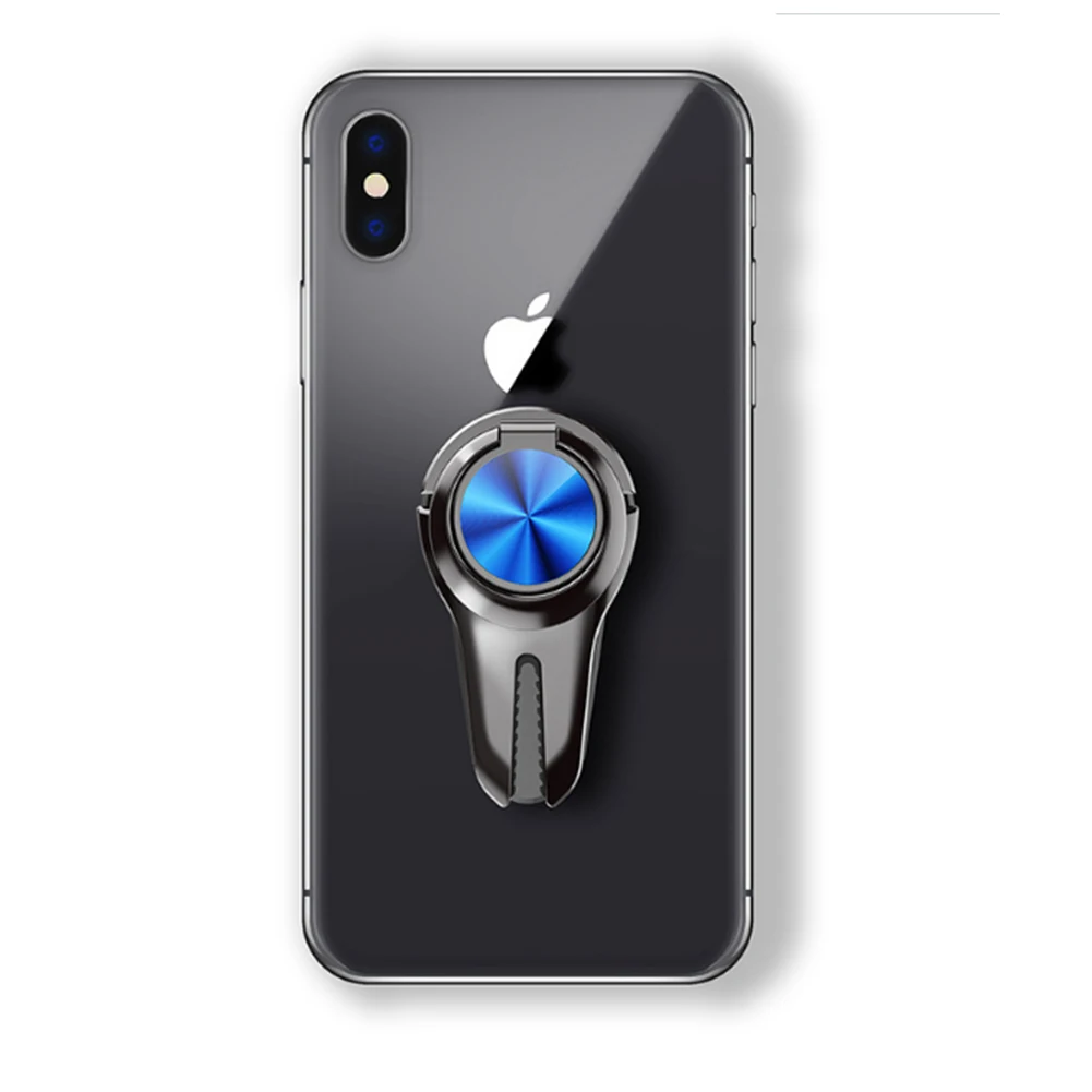 Blue Автомобильный держатель на палец для Google OnePlus Универсальный держатель на вентиляционное отверстие для huawei P30 Pro samsung Note iPhone 11 Pro Max - Цвет: Blue
