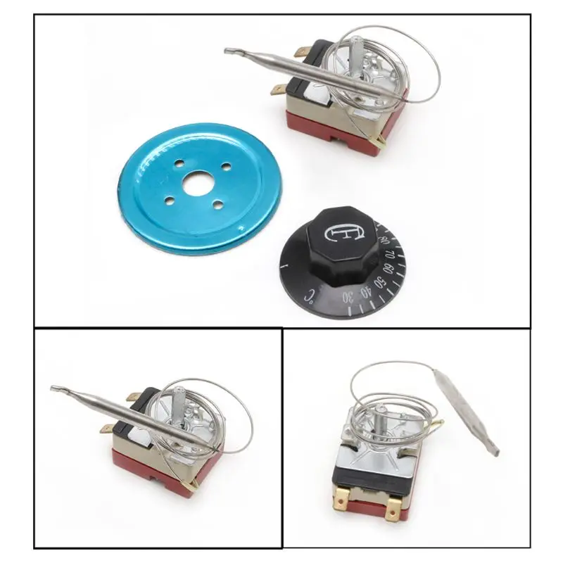Регулятор температуры 30-250 градусов Цельсия 110 В 16 А | Бытовая техника