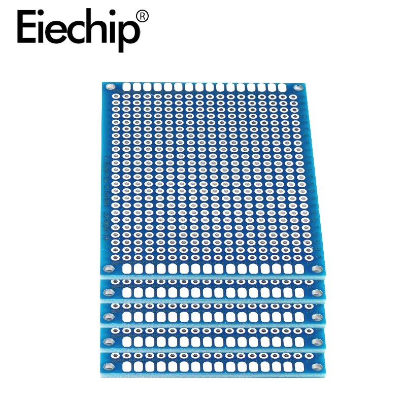 5x7 см синий двухсторонний прототип печатной платы 70x90 мм универсальная печатная