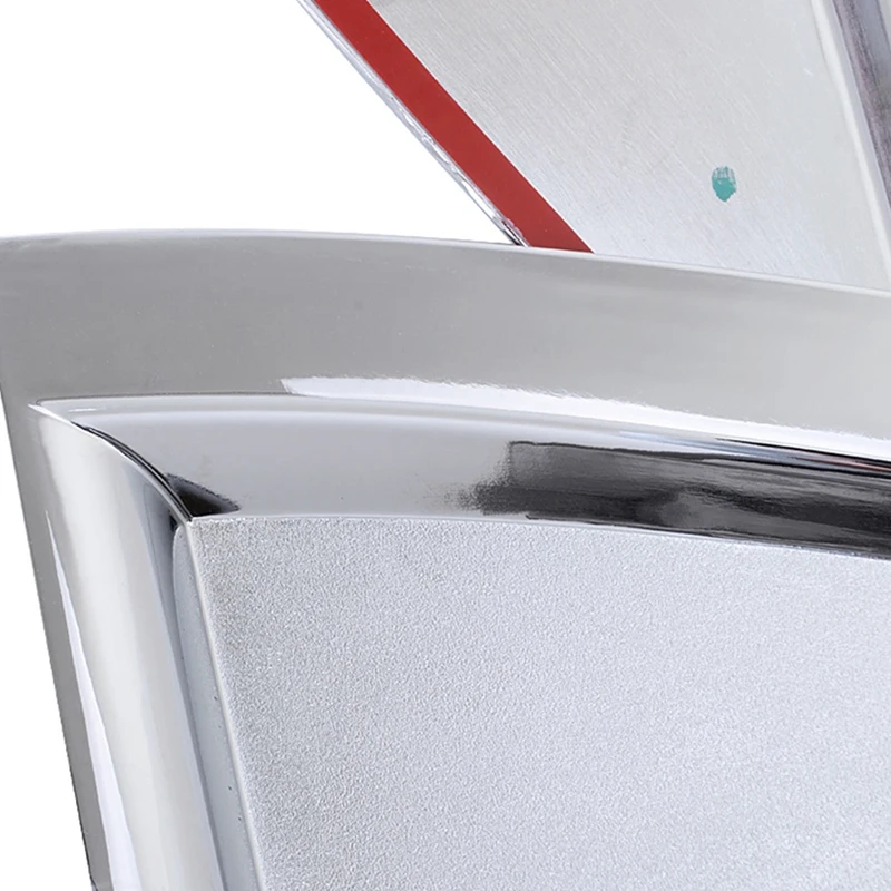 Хромированное заднее окно столб тройной угол крышка отделка украшения внешние