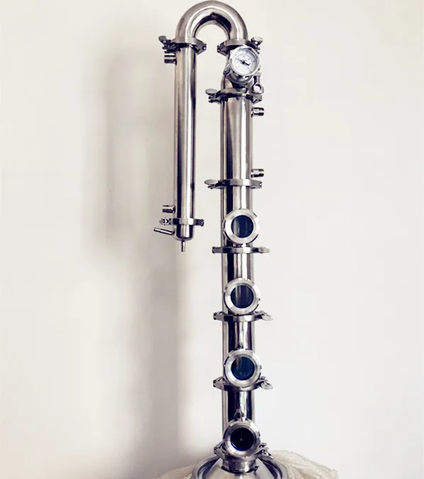 Новый 3 дюймовый дистиллятор с медной крышкой OD91mm наборы пластин * 4 для