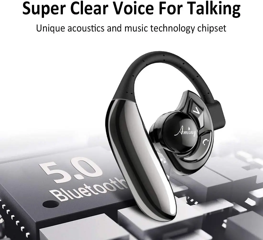 Bluetooth 4 2 гарнитура с Шум микрофон функцией шумоподавления наушники установленный