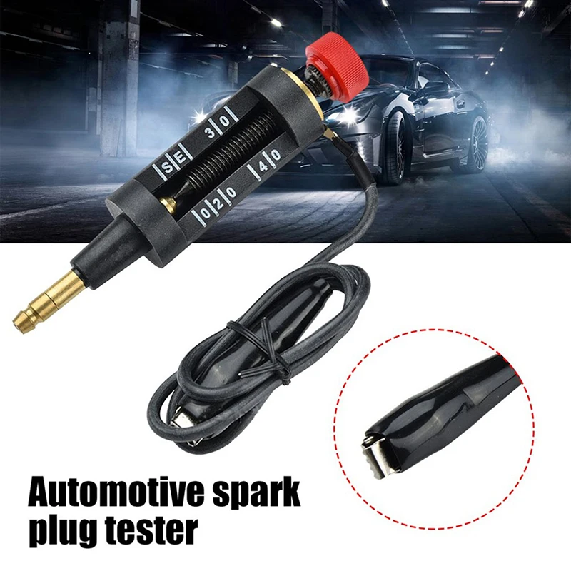 

Adjustable Ignition Spark Plug Tester Pick Up Coil Diagnostic Tool Test Automotive Adapter Auto Diagnostic Test Tool