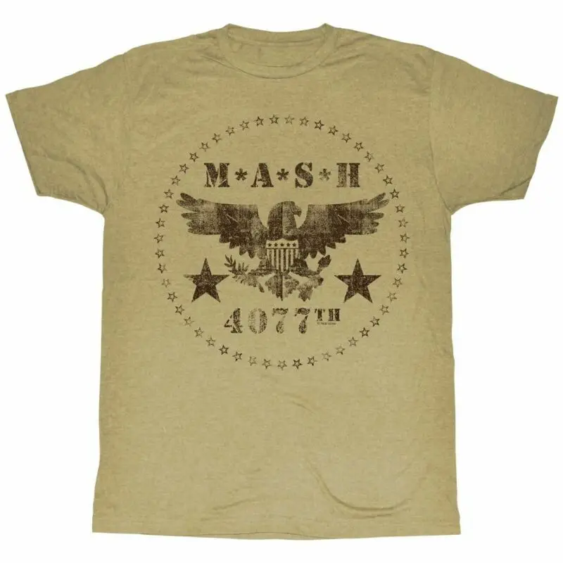 MASH M A S H - mash a s h Circle-американская классика-взрослая футболка | Мужская одежда