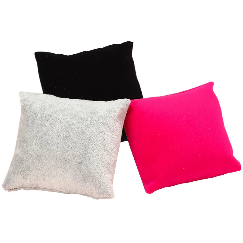 Вельветовая Подставка для украшений тканевый органайзер часов браслетов