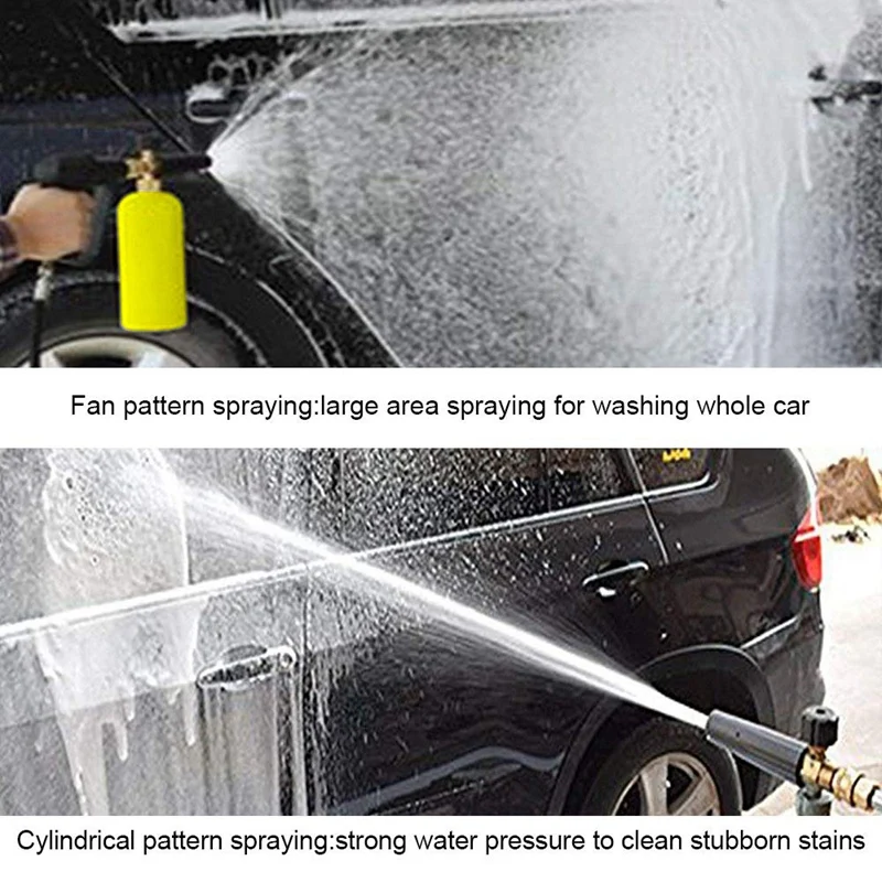 

Snow Foam Lance Car Wash Foam Cannon For Karcher K(K2-K7) Series Adjustable Pressure Car Snow Foamer Washer Lance With 1/4 Inch